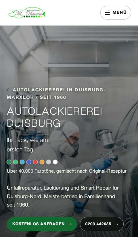 Case Study Autolackiererei Dhonau