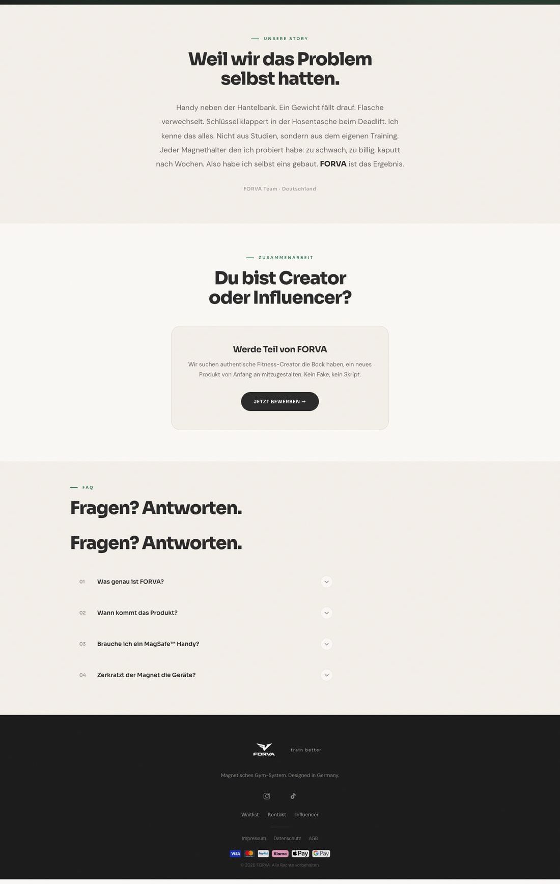 Der komplette FORVA-Shop, Teil 3 von 3