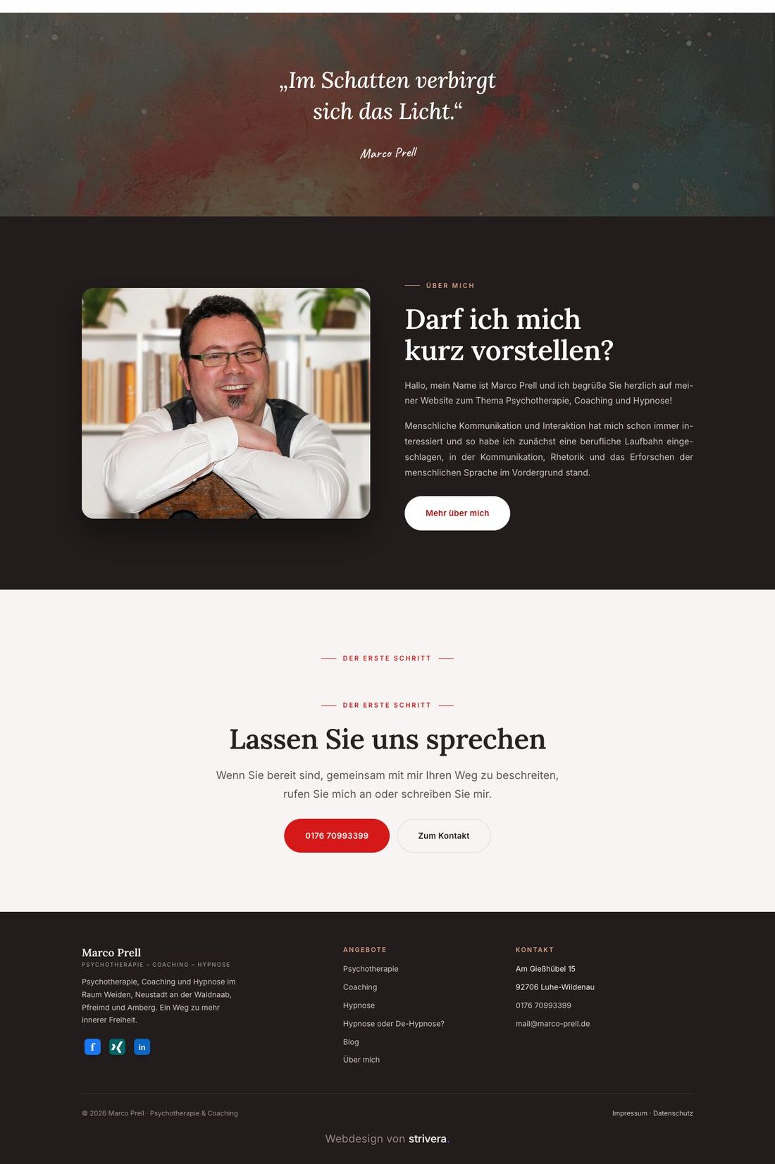 Die komplette Website von Marco Prell, Teil 2 von 2